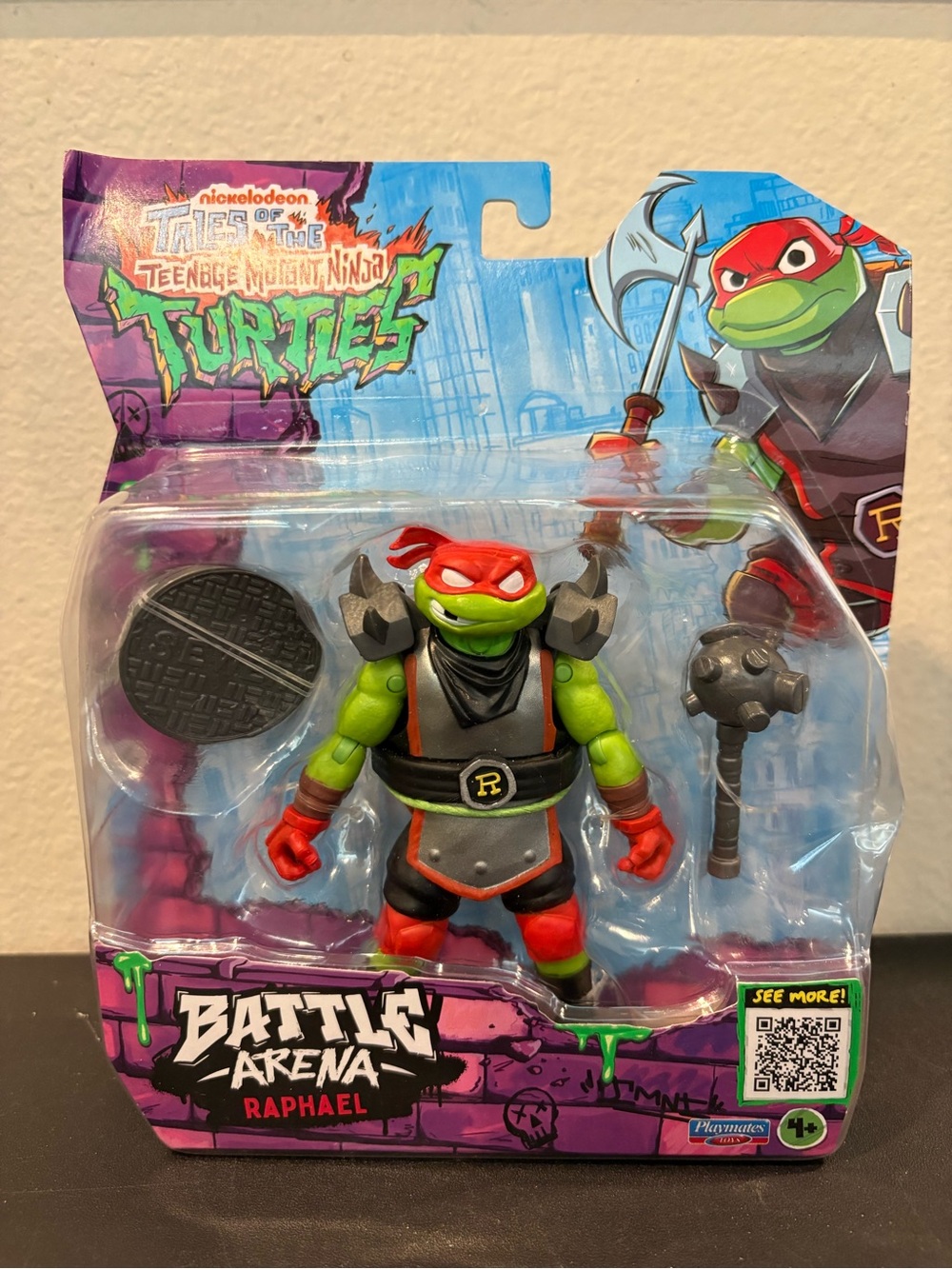 TMNT Teenage Mutant Ninja Turtles Battle Arena RAPHAEL 4.5" Figure NEW 2025